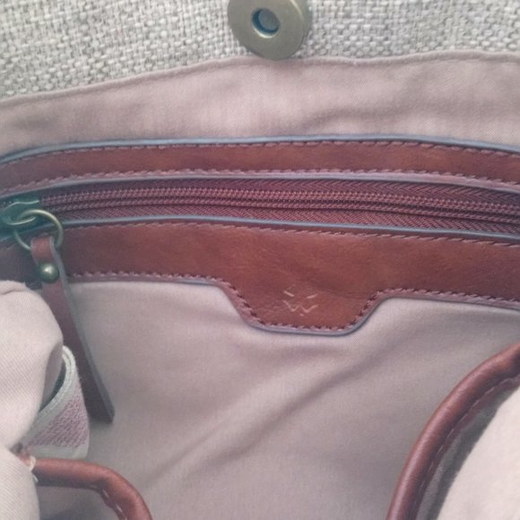 LUCKY BRAND Raffia Medium Striped Look Shoulder Bag - Picture 10 of 11